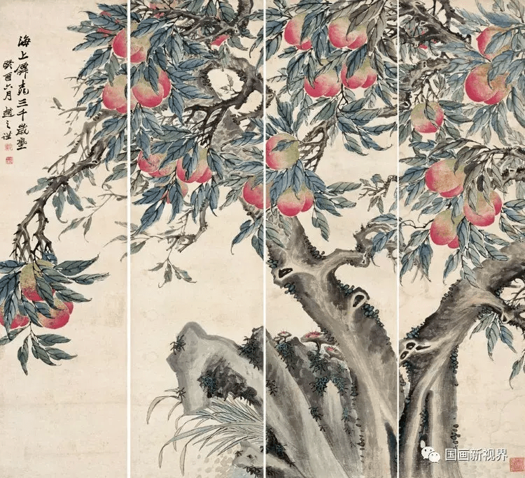25大名家画桃,精彩绝伦!_寿桃_千年_经典