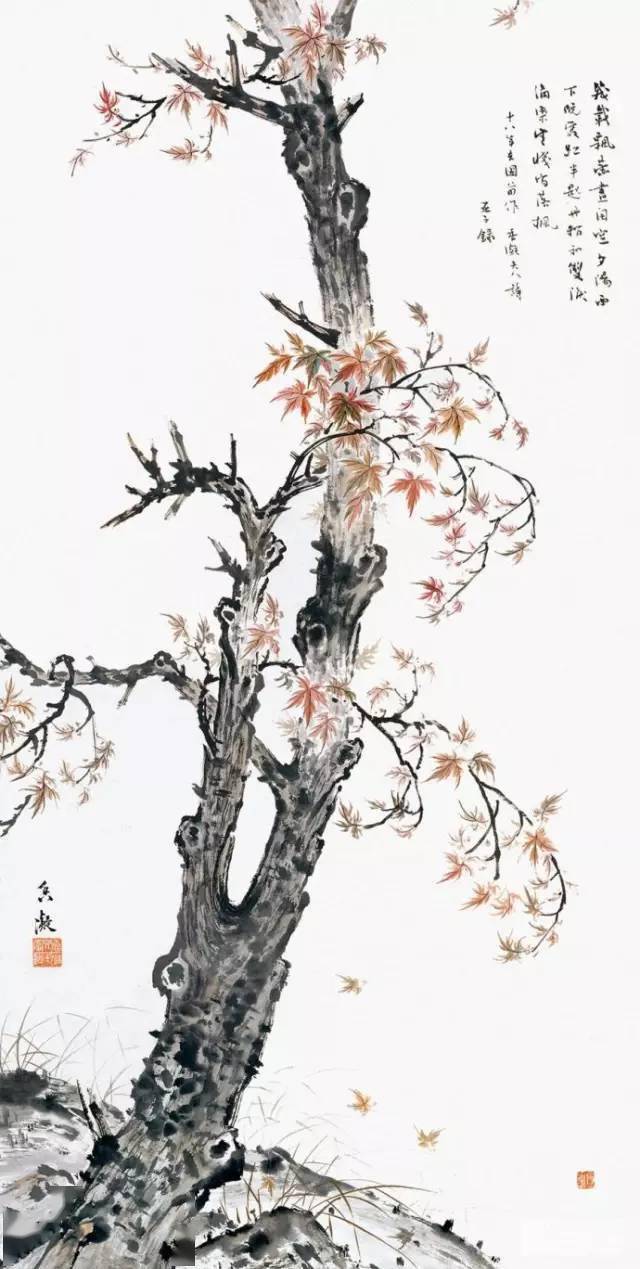 二）何香凝画作_中国华侨历史博物馆
