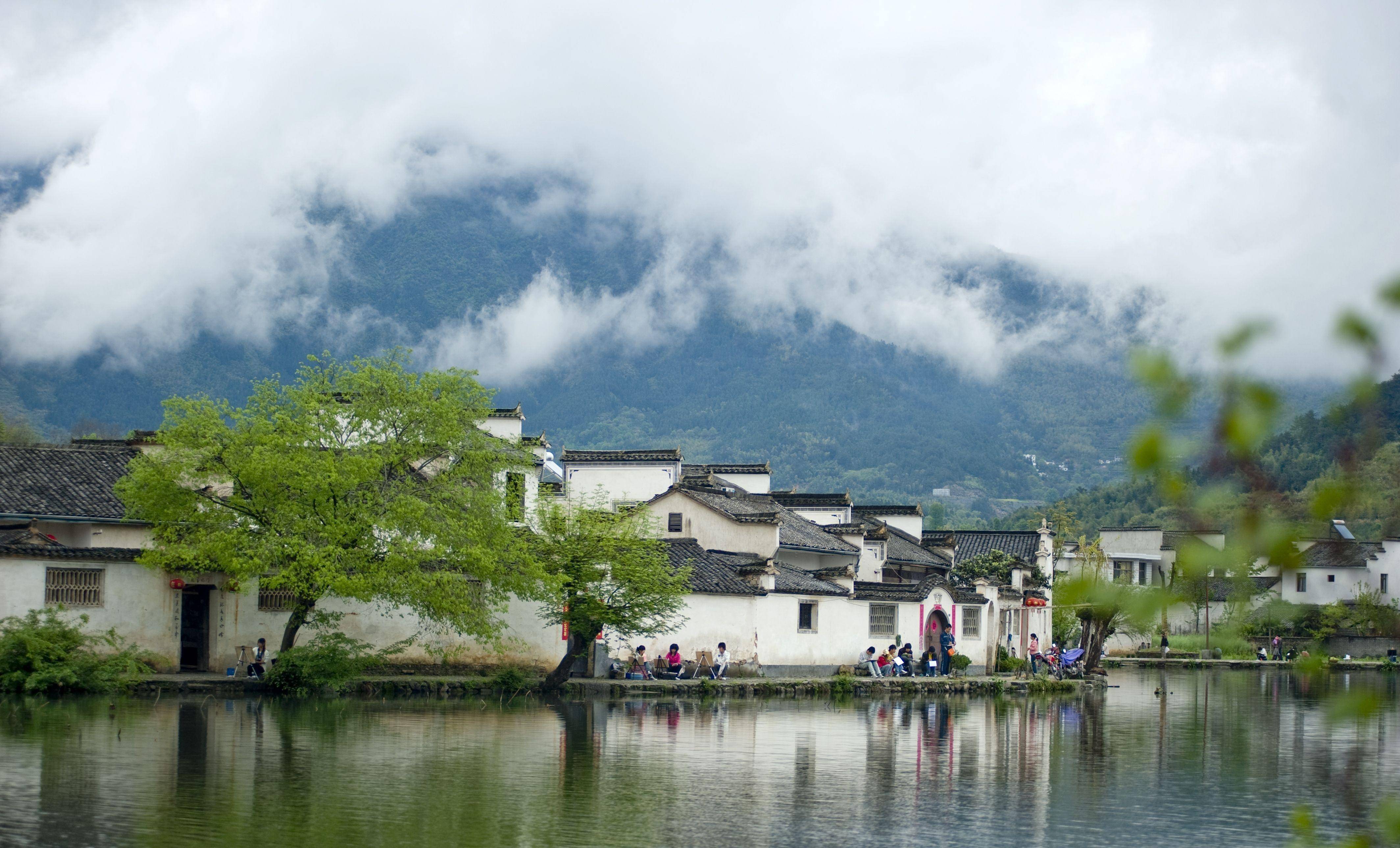 天人合一风景图图片