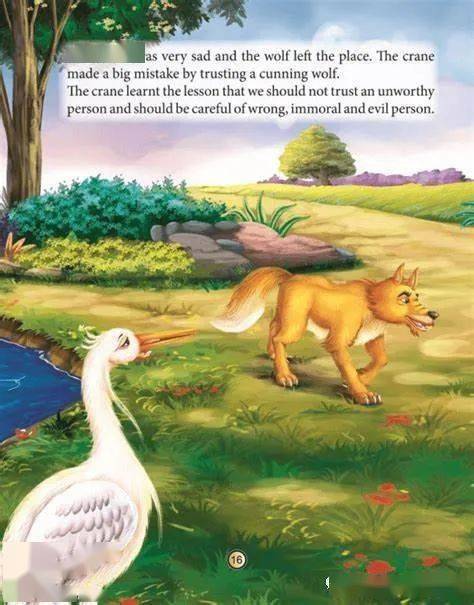 【伊索寓言故事精选一】狼与鹤_the_reward_vt
