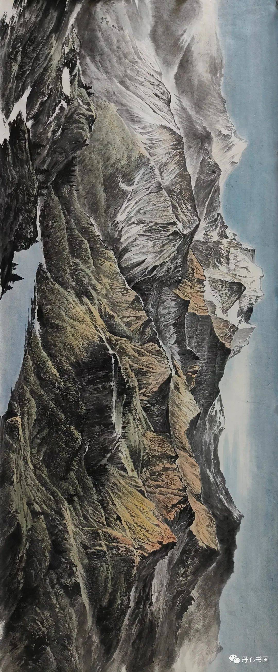 雄浑巍峨,大气磅礴|山水画家王圣历_作品_河北省_书画