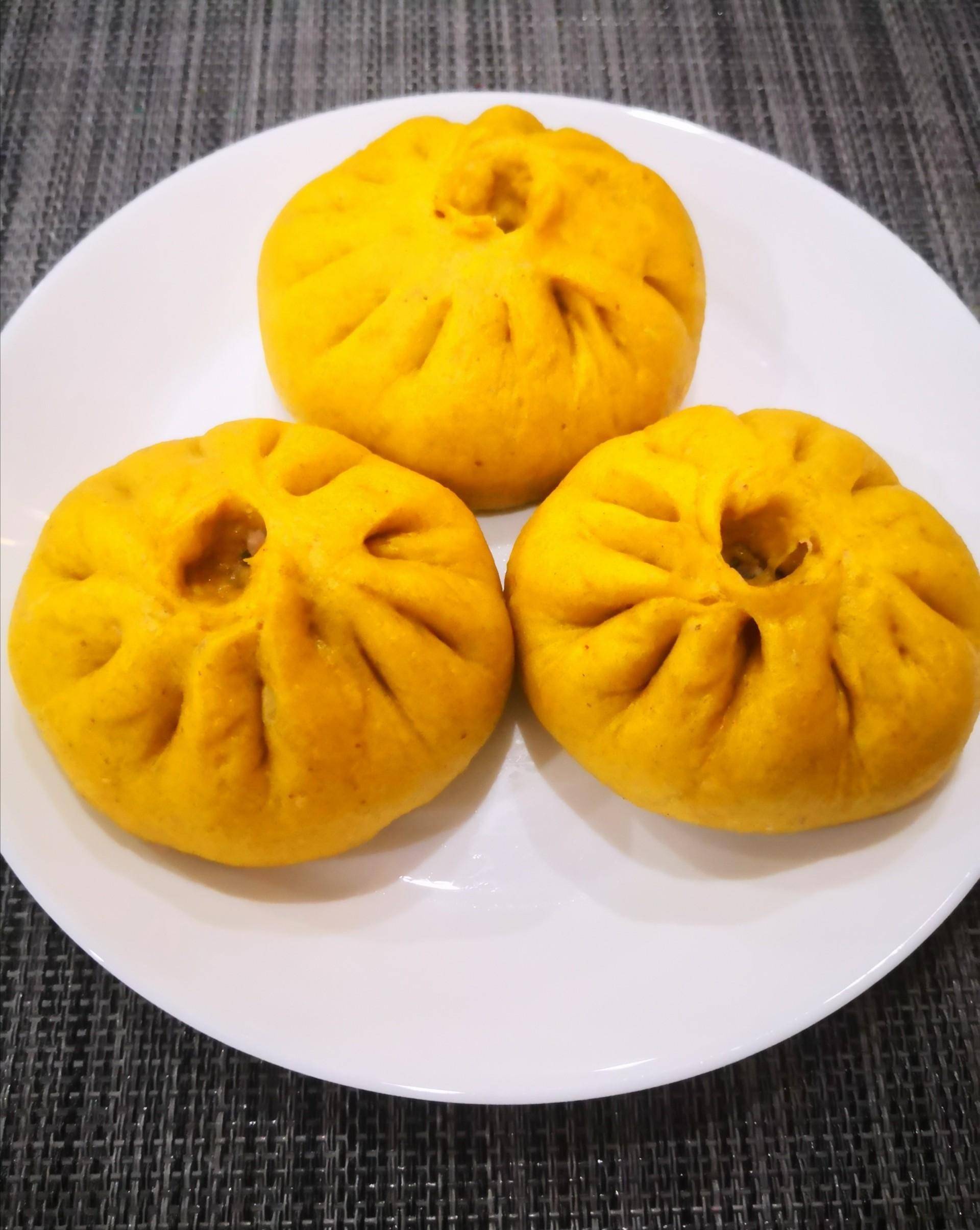 厨苑食谱: 迷你南瓜包 （Pumpkin Pau）