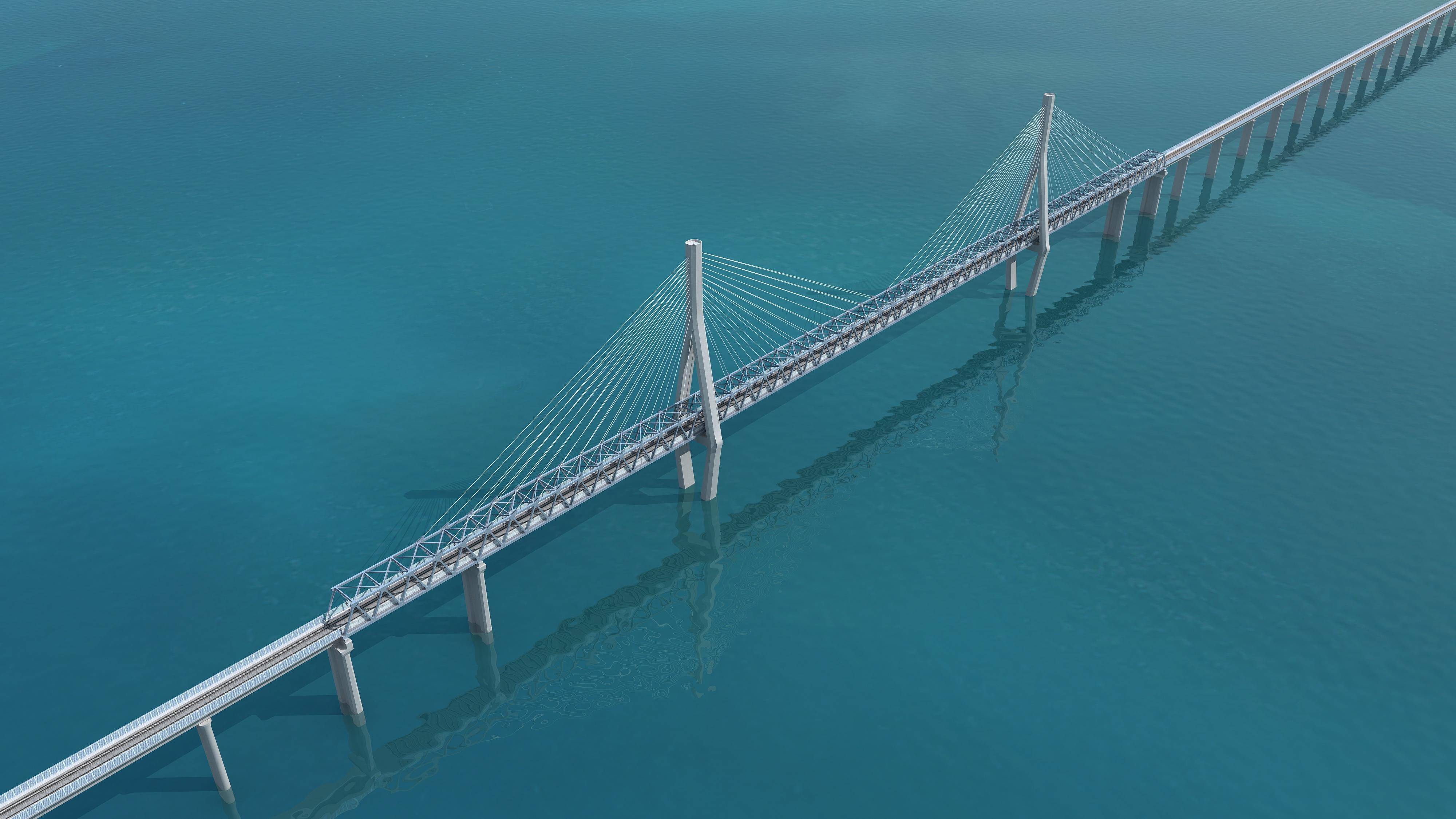 杭州湾跨海大桥设计图图片