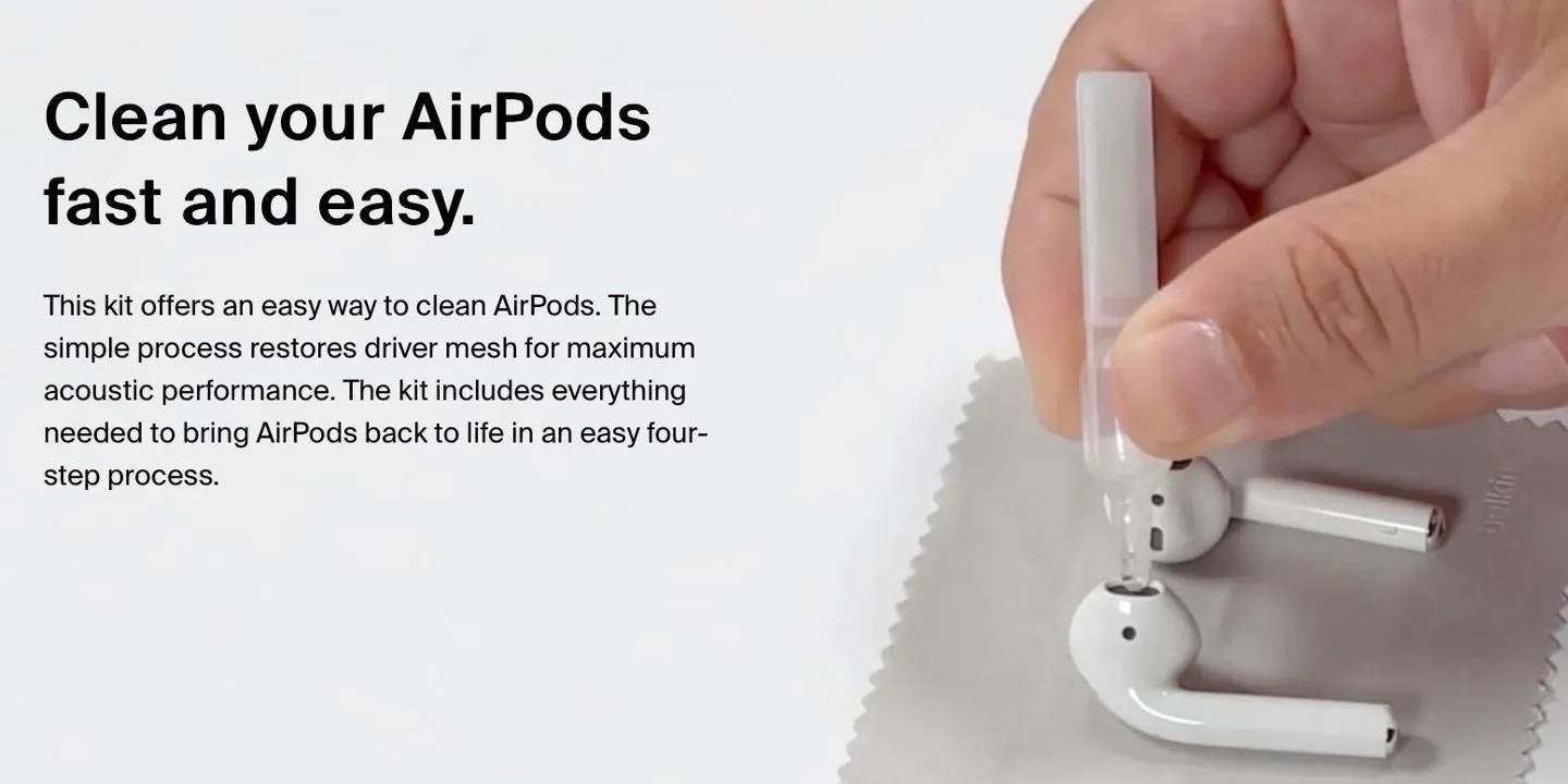 售价 14.99 美元，贝尔金推出 AirPods 清洁套装