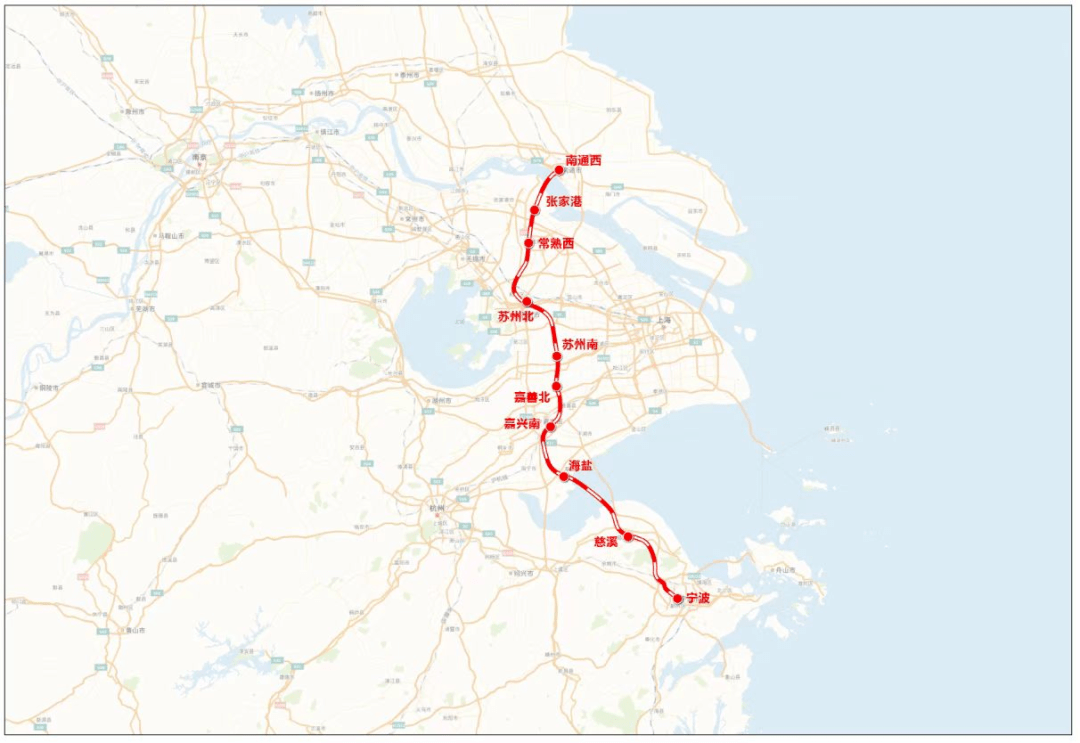 通苏嘉甬铁路线路图图片