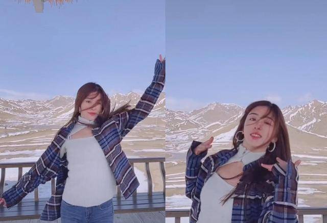 张含韵晒热舞照,身穿镂空上衣,被指腰身圆润似水桶,曾被传已婚_身材