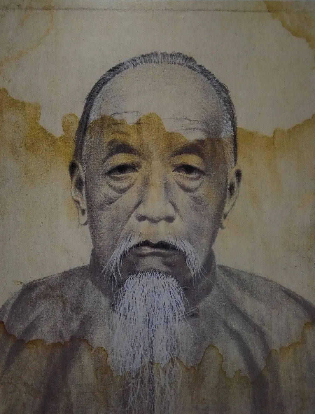 清华藏珍·云欣赏 | 寄萍门下无双别 因忆京师落雁声_齐白石_人物画