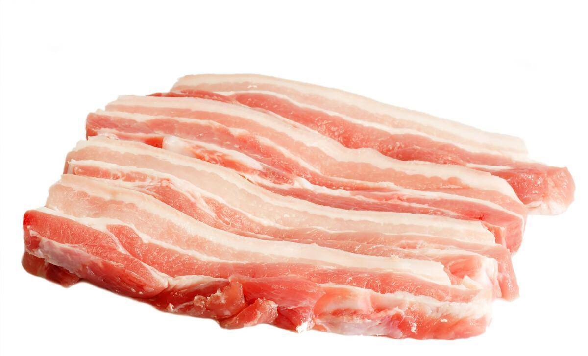 下五花肉,通常指的是猪腹部上面的肉,即腹肌的部位