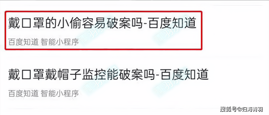 男子行窃后，在网上搜索小偷戴口罩被拍到认得出来吗?？随后即被抓