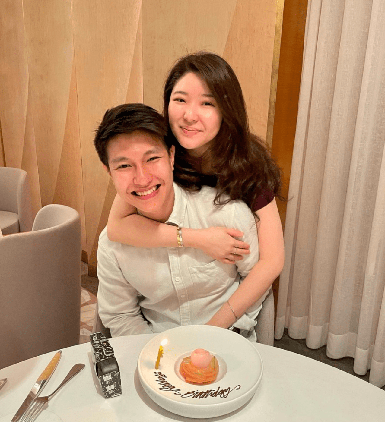 许绍雄准女婿硕士毕业,许惠菁出席毕业礼,两人相恋7年来年结婚_shane