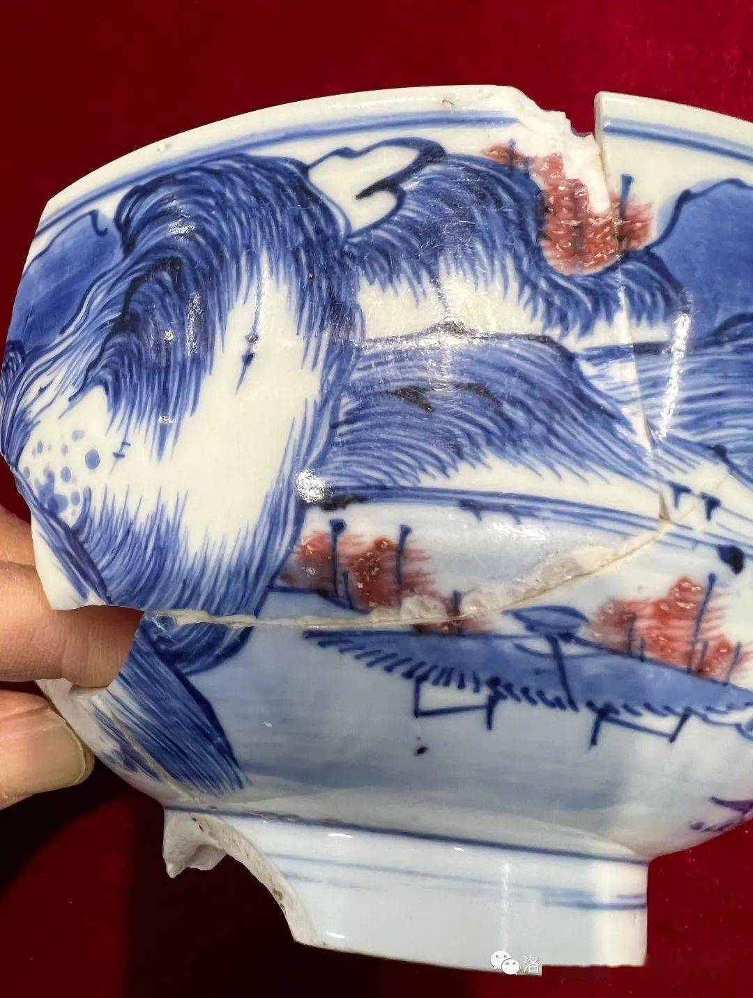 古瓷器上的披麻皴是怎么回事?_康熙_时期_皴法