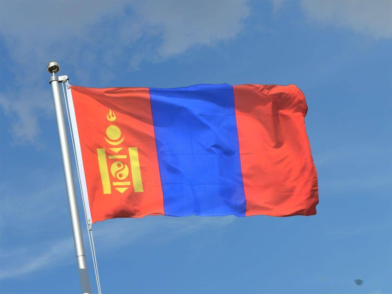 蒙古帝国旗帜图片