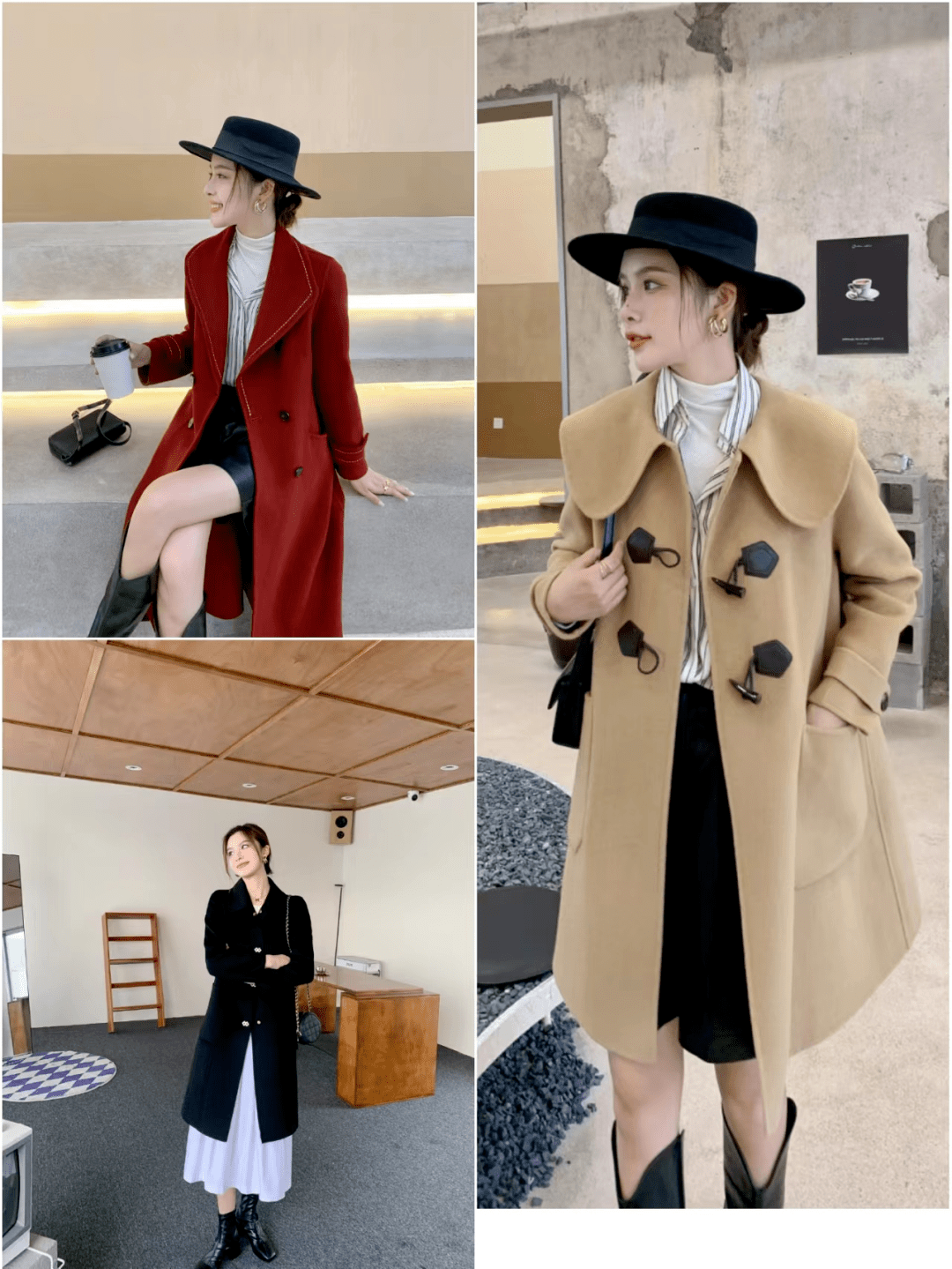 每天限量1000样,先到先得,送完为止国际品牌一韩丹尼皮草羊绒大衣工厂