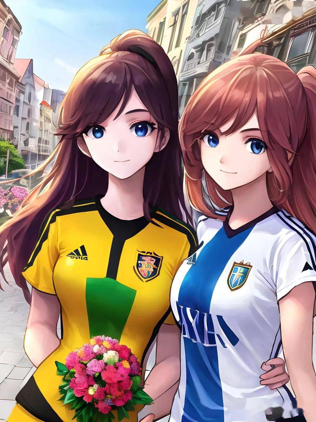 卡塔尔世界杯足球宝贝ai壁纸100幅,你支持几号?_插画_冰墩_漫画