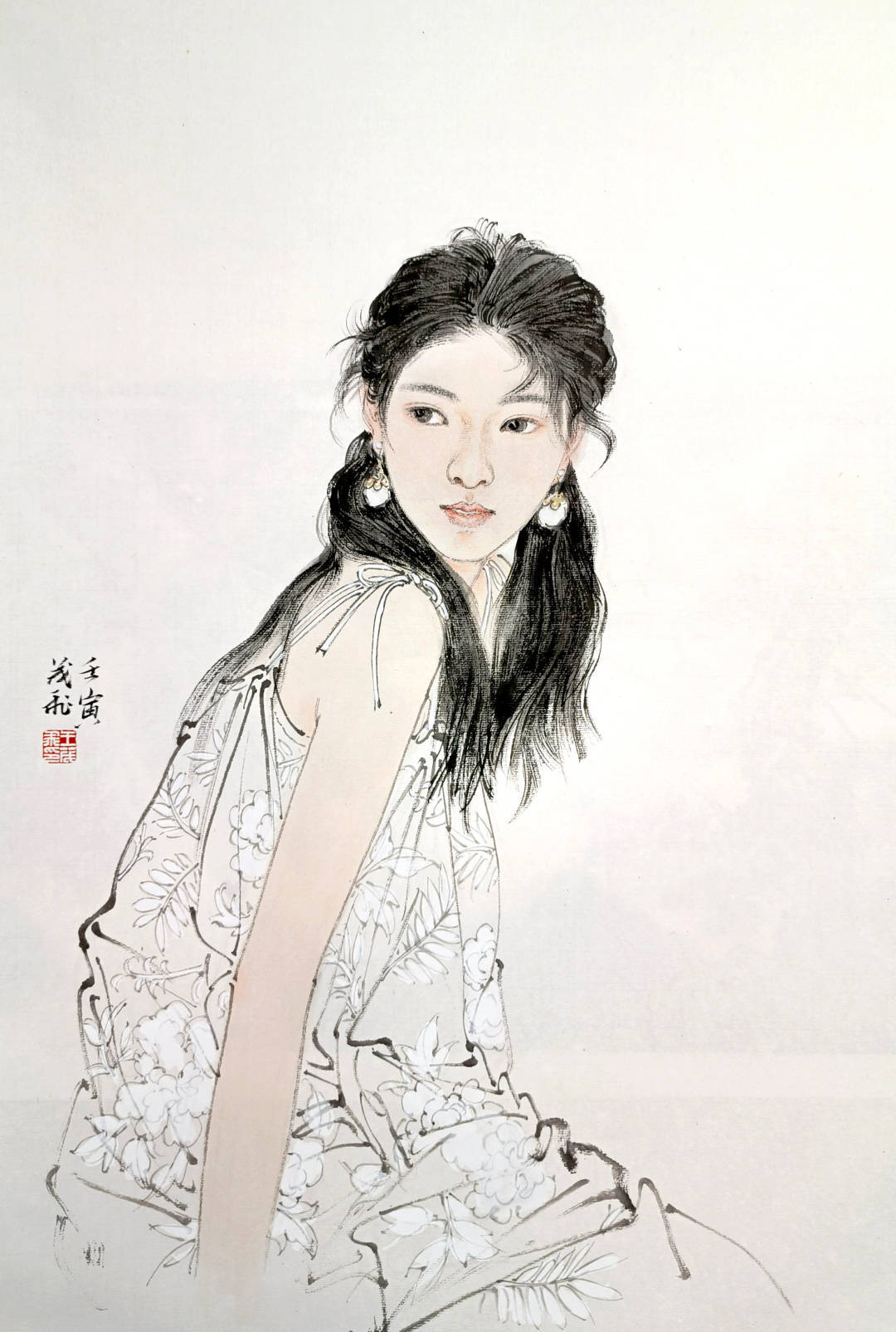 艺术评论 | 千秋无绝色,悦目是佳人——读王茂飞笔下时代丽人有感_cm