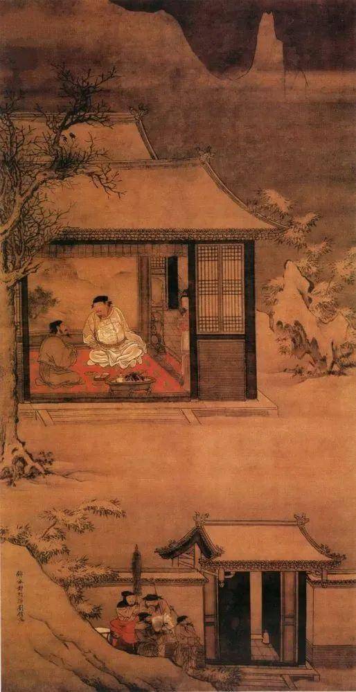 "围炉煮茶",这不免想到南宋诗人杜耒的《寒夜》"寒夜客来茶当酒,竹炉