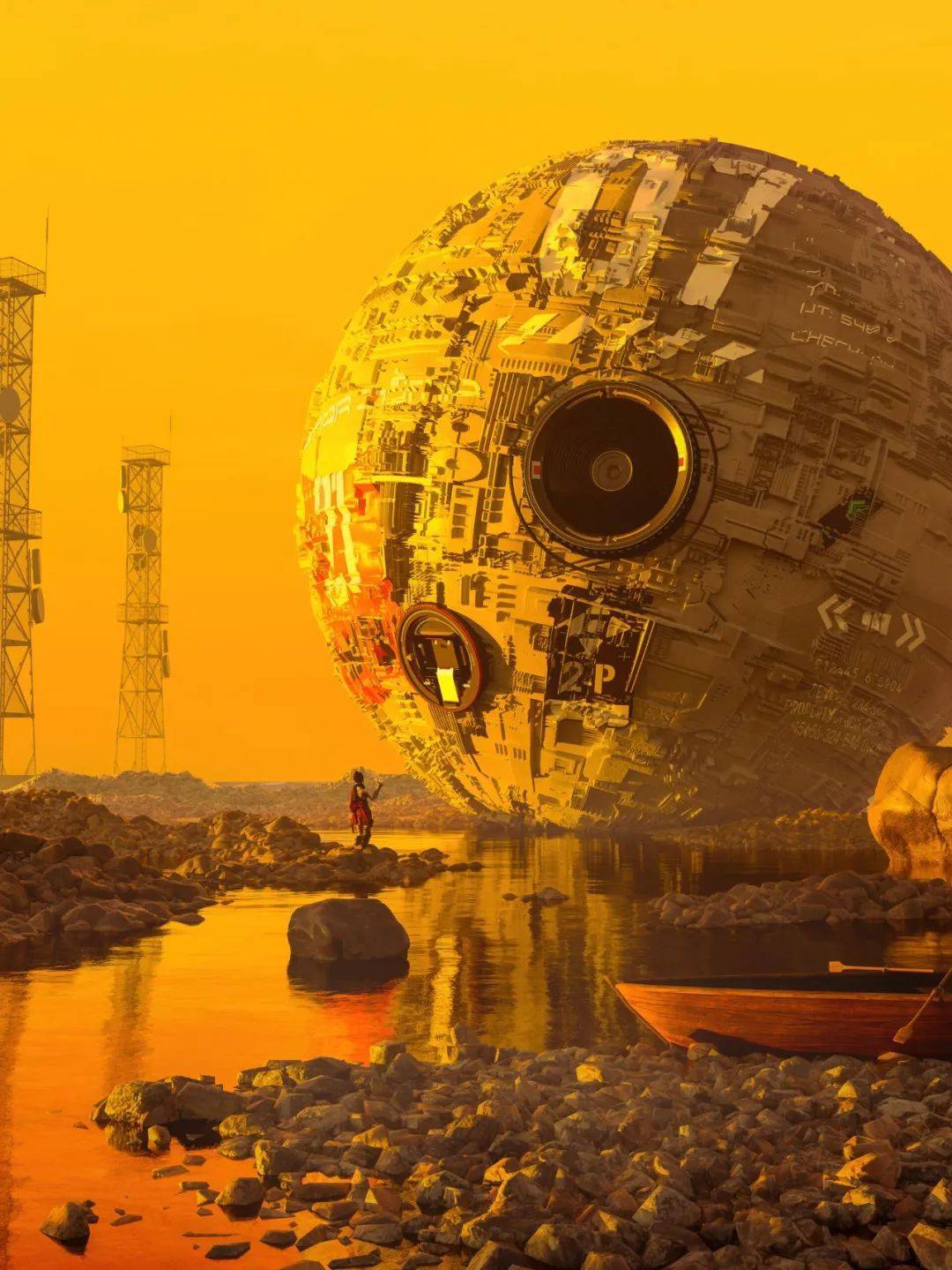 科幻感插画!未来感_公众_来源_微信