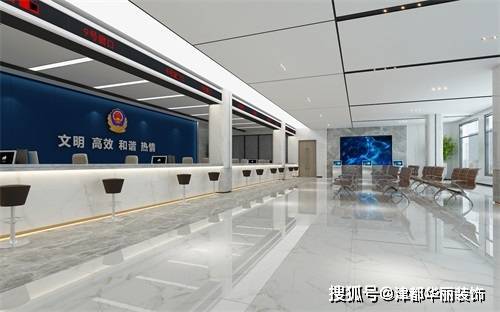 银川装修公司|津都华丽|银川交通警察局办公装修设计方案鉴赏
