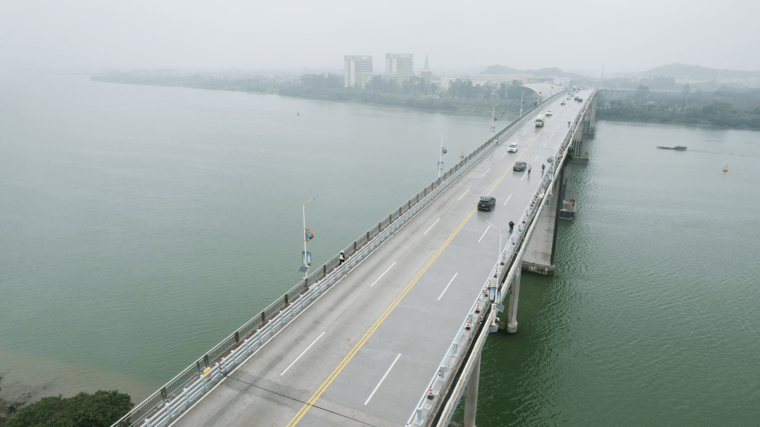 潮连大桥提前恢复通车!这座连心桥,安心桥,平安桥,更坚实美丽!