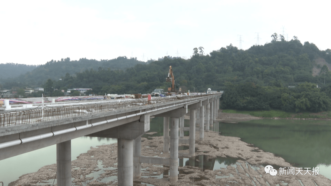 乐山境内这座桥梁,预计春节前通车!_斯江_五通桥区_二号桥