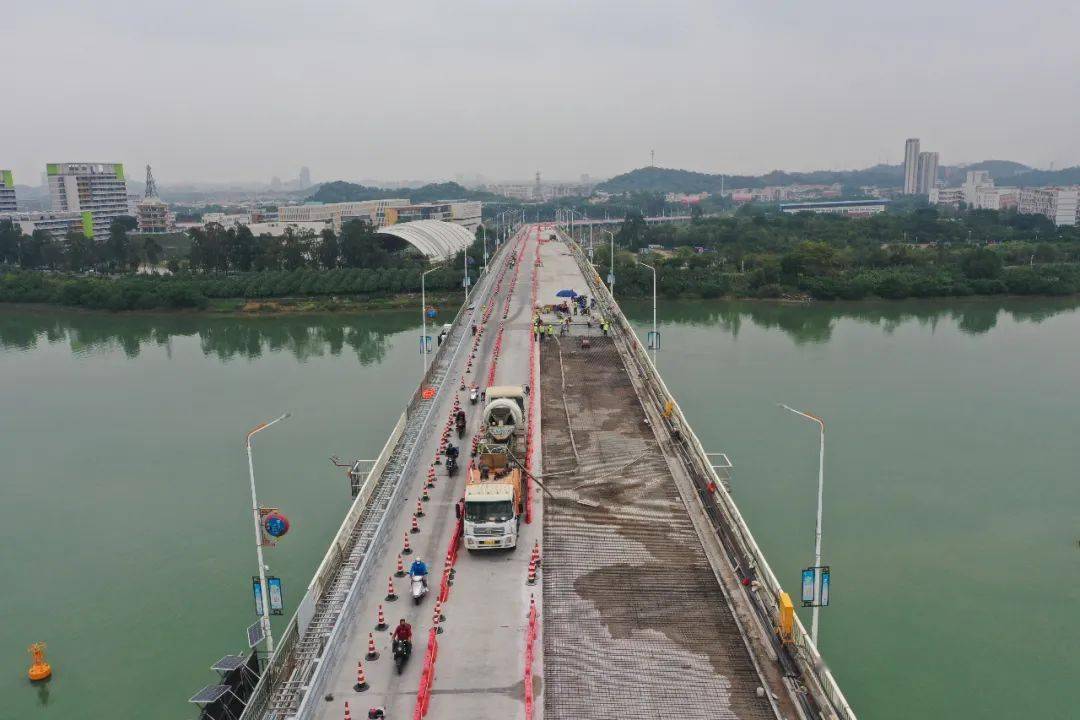 潮连大桥提前恢复通车!这座连心桥,安心桥,平安桥,更坚实美丽!