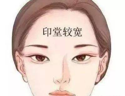 印堂宽的女人命运图片