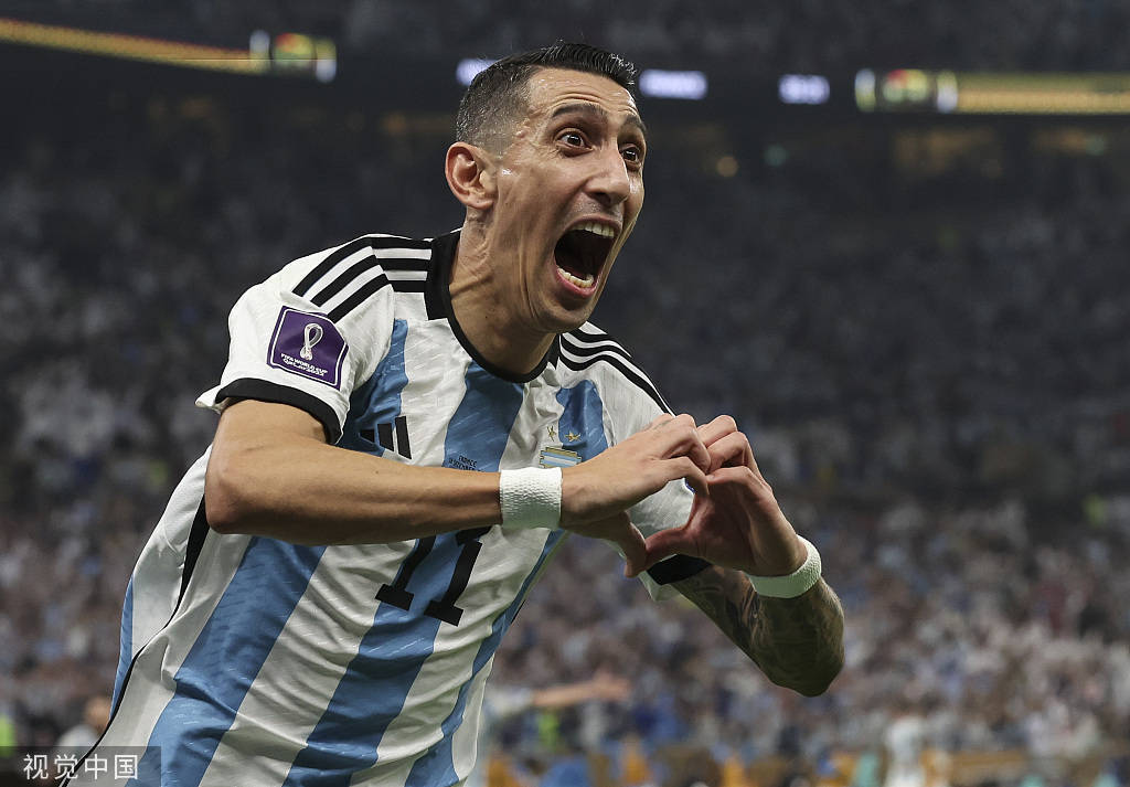 迪马利亚三大赛决赛均破门 助梅西圆梦_阿根廷_世界杯_助攻