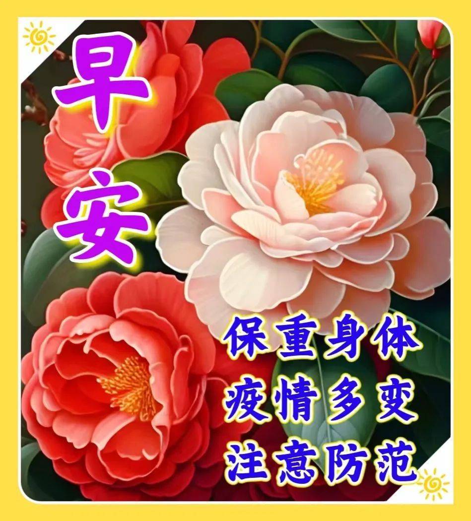 日週三早上好,精選早安群發祝福圖片帶字帶暖心的問候_平安_身體_安康