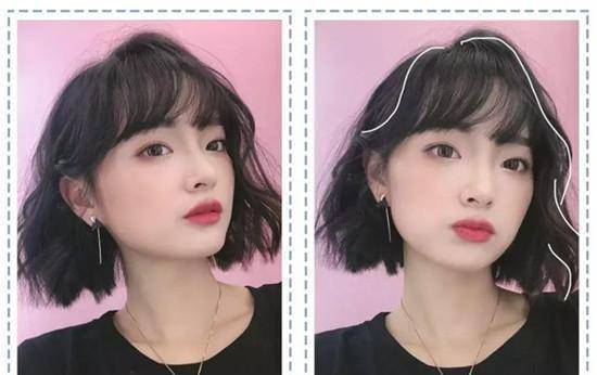 脸大的女生留什么发型才显脸小脸大的人适合什么样的发型_刘海显_头发