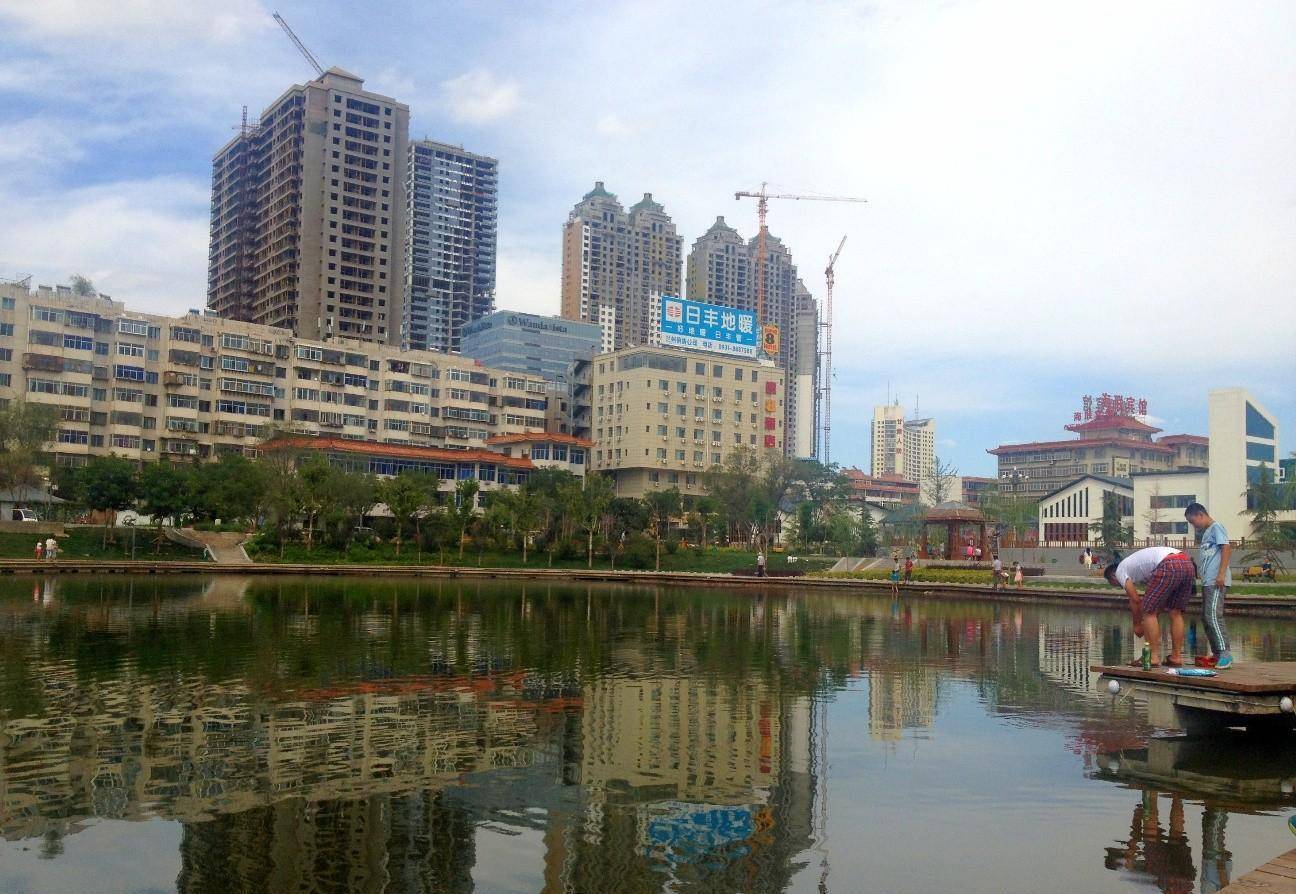 湖光水色,再现"平沙落雁"美景,美丽西北风光-兰州雁滩公园_风景_城市