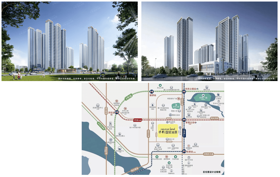 69万方,体量适中,小区配套有超2000㎡底商,配建有12班的公立幼儿园