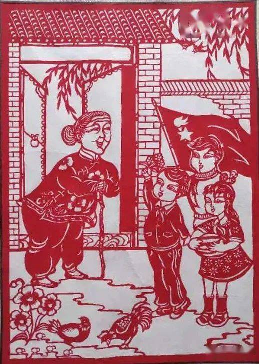 "中国梦 我的梦"蒋风山作品赏析_滦南_剪纸_艺术委员会