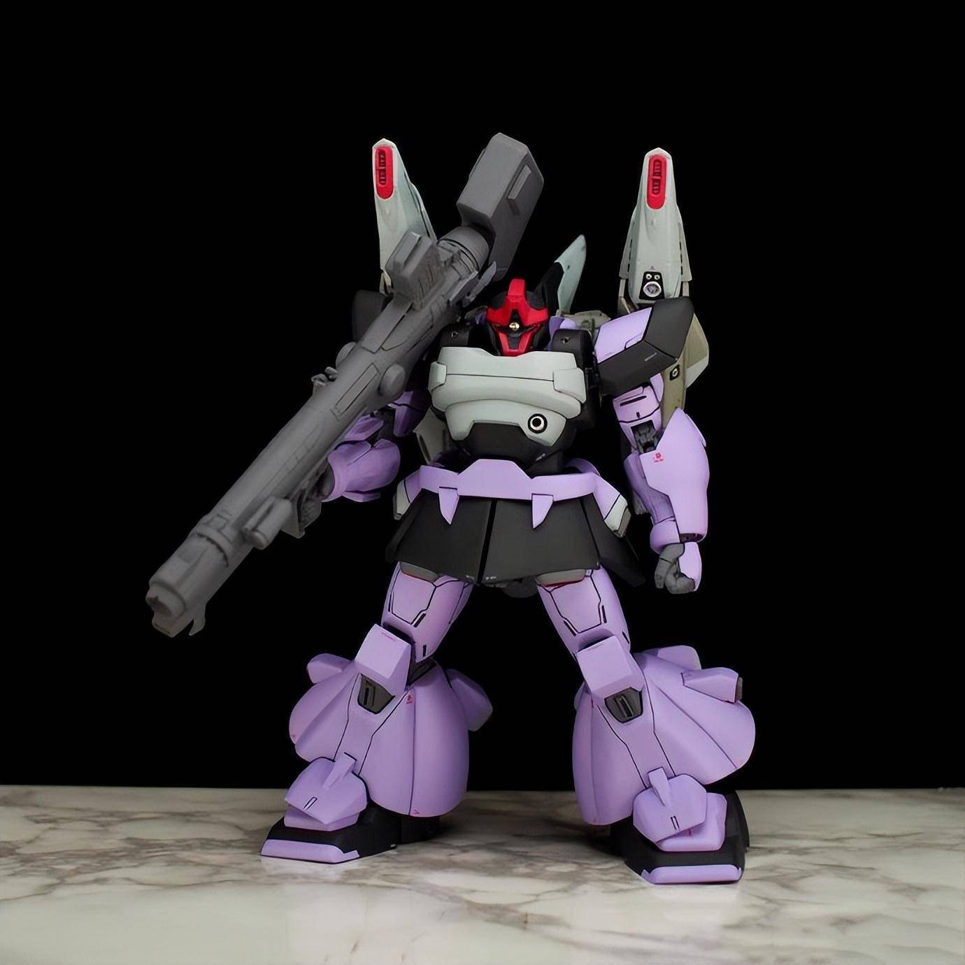 焰型扎古勇士模型改造mg比例大魔骑兵模型_细节_零件_部分