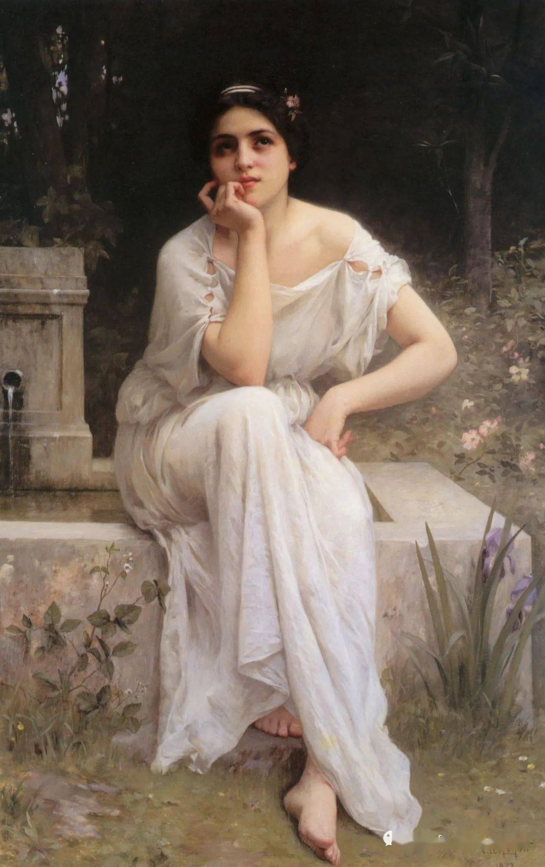 油画人物欣赏——charles amable lenoir_国展_微信_法国