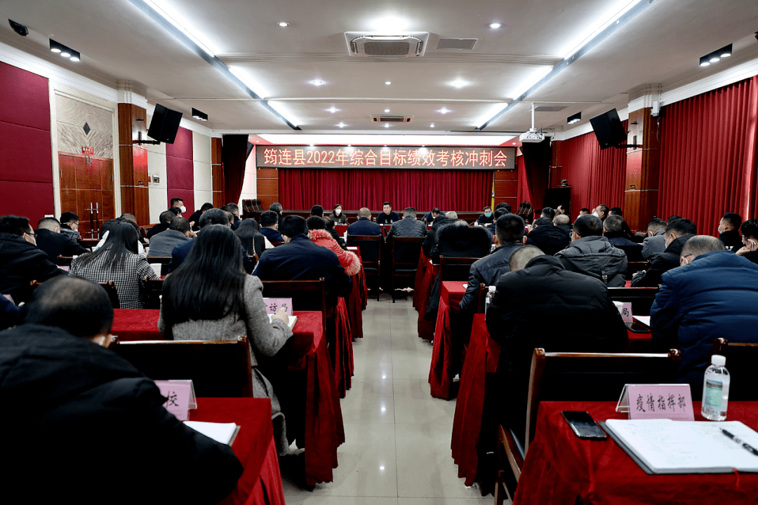 筠连县召开2022年综合目标绩效考核冲刺会
