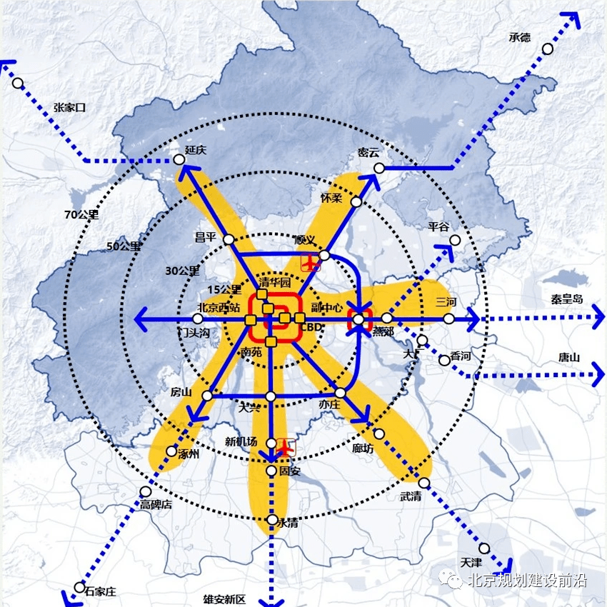 京承市郊铁路规划图图片