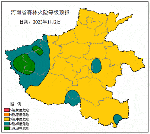 天气预报来源:河南省气象台2023年1月2日12时预报全省预报今天下午到