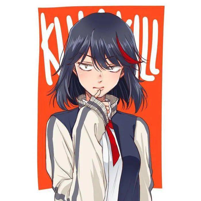 斩服少女 kill la kill:手机壁纸 头像 锁屏_来自_背景_end