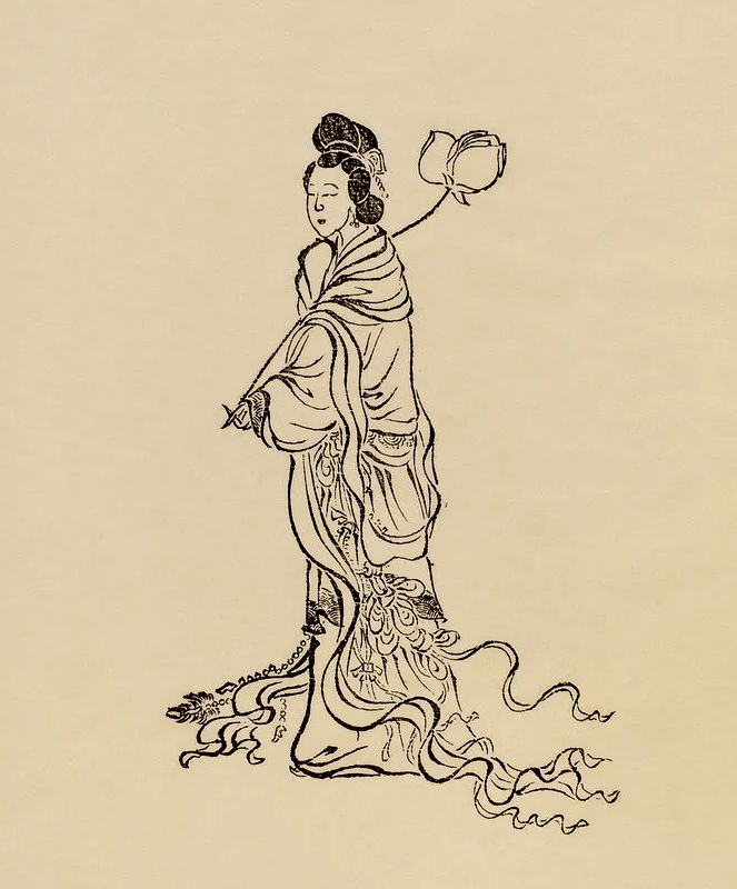 陈洪绶的版画欣赏《九歌图》_人物_屈原_楚辞