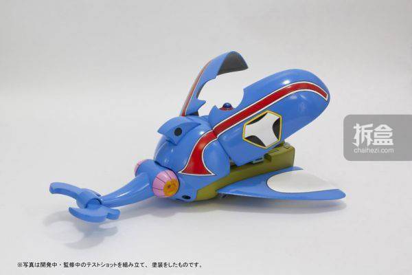 bell fine 时间飞船 机械独角仙60周年限定金属色拼装模型_产品_官方