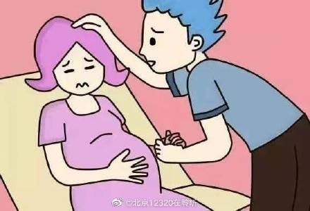 准妈妈宫缩来临，准爸爸该怎么帮助准妈妈？(图1)