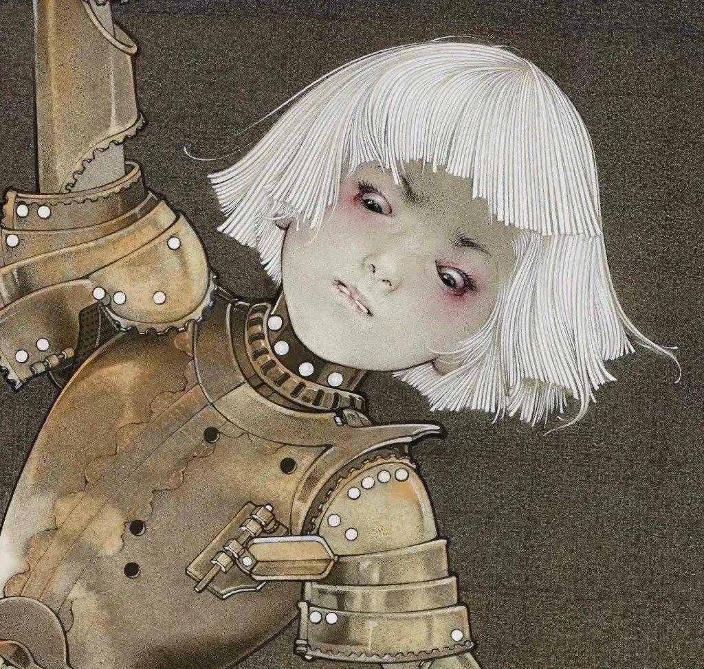 一笔一画勾勒出了女性的极致之美!_细节_人物_工笔画