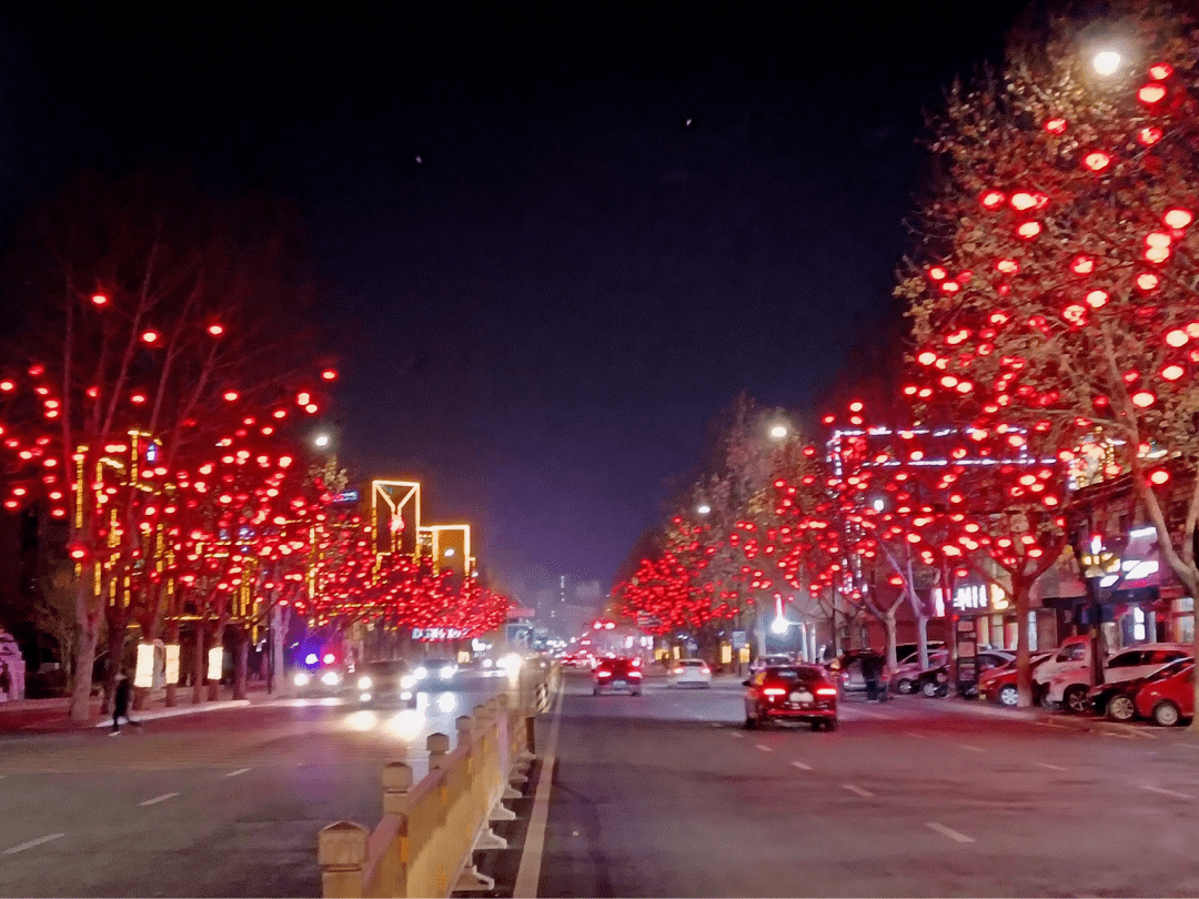 【创文一线】点"靓"齐河 新春亮化进行时_广场_迎宾_大街