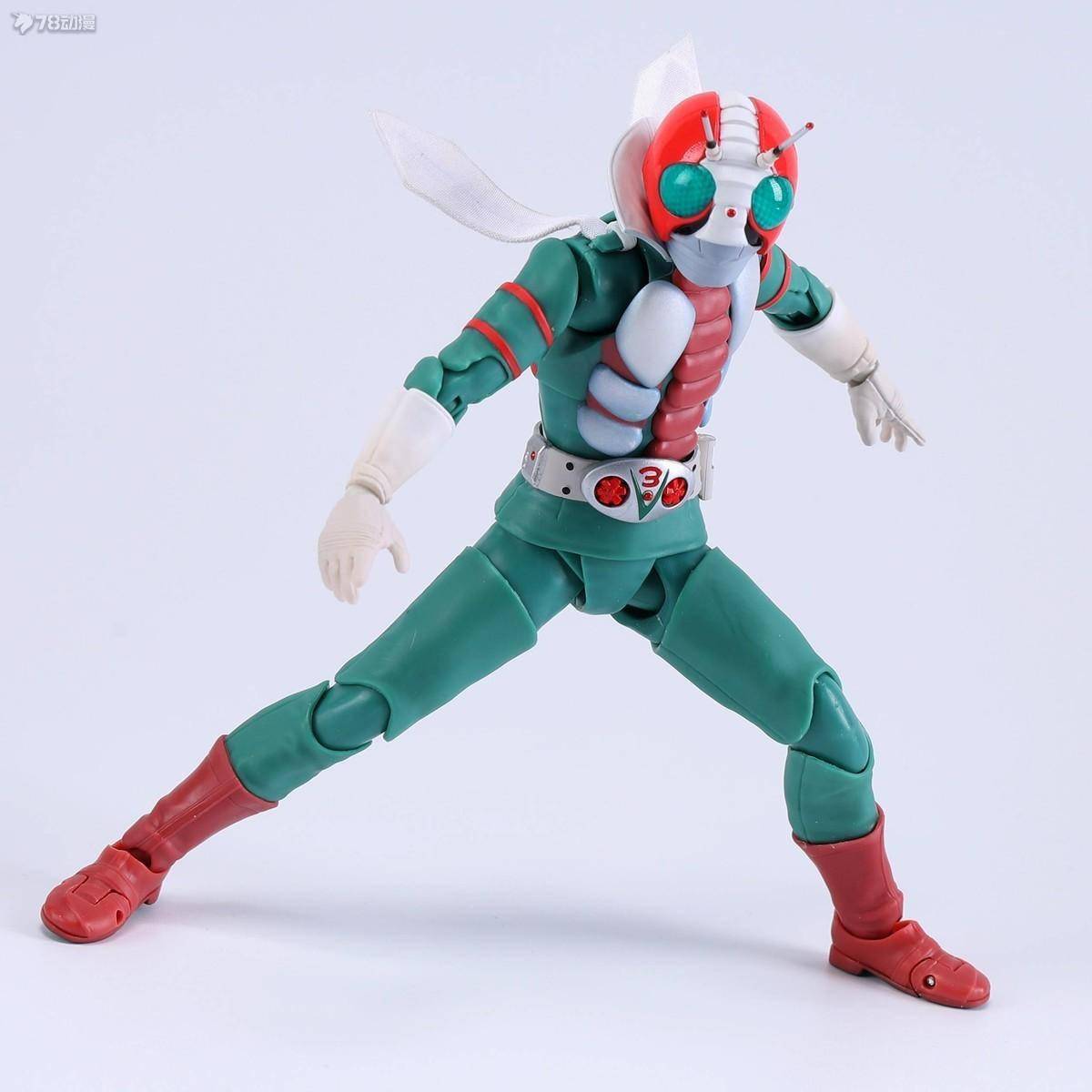 78官测:万代 shf 真骨雕 假面骑士v3_部分_零件_蝗虫