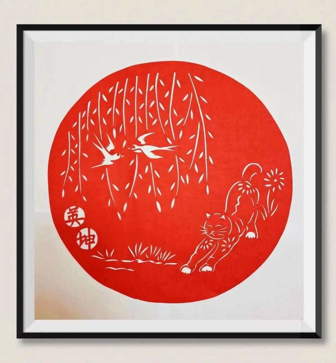 "暨弘扬中华优秀传统文化迎新春剪纸作品线上展览_玉兔_人民_都叶梅