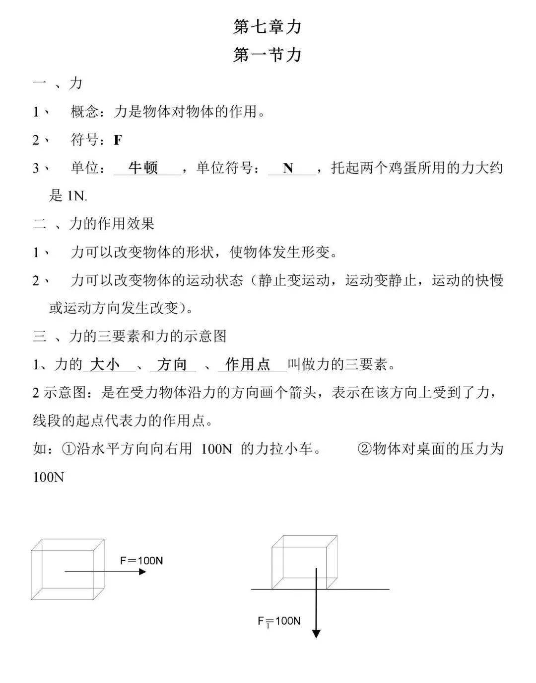初中物理】八年级下册物理全书知识点总结_搜狐网