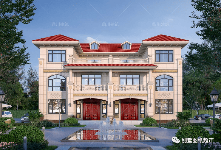 12套兄弟双拼别墅,家有兄弟就这样建房,气派经济感情好_卫生间_卧室