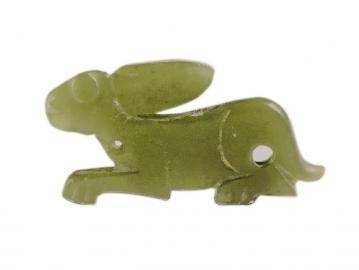 瑞兔迎春 新年品赏济南兔文物_玉兔_图案_白兔