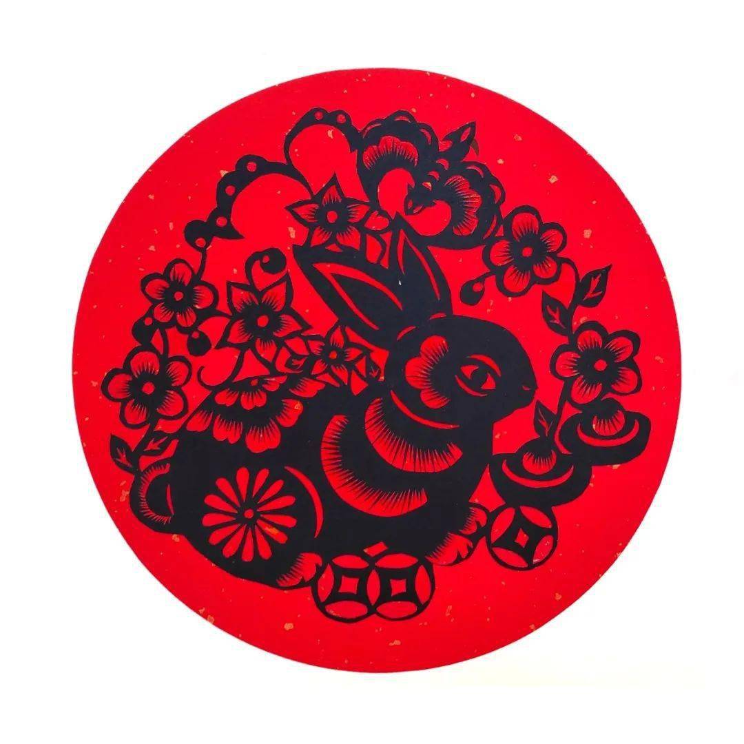 市民间文艺家协会"喜兔迎春"剪纸作品线上展(三)_朱占奎_玉兔_吉祥