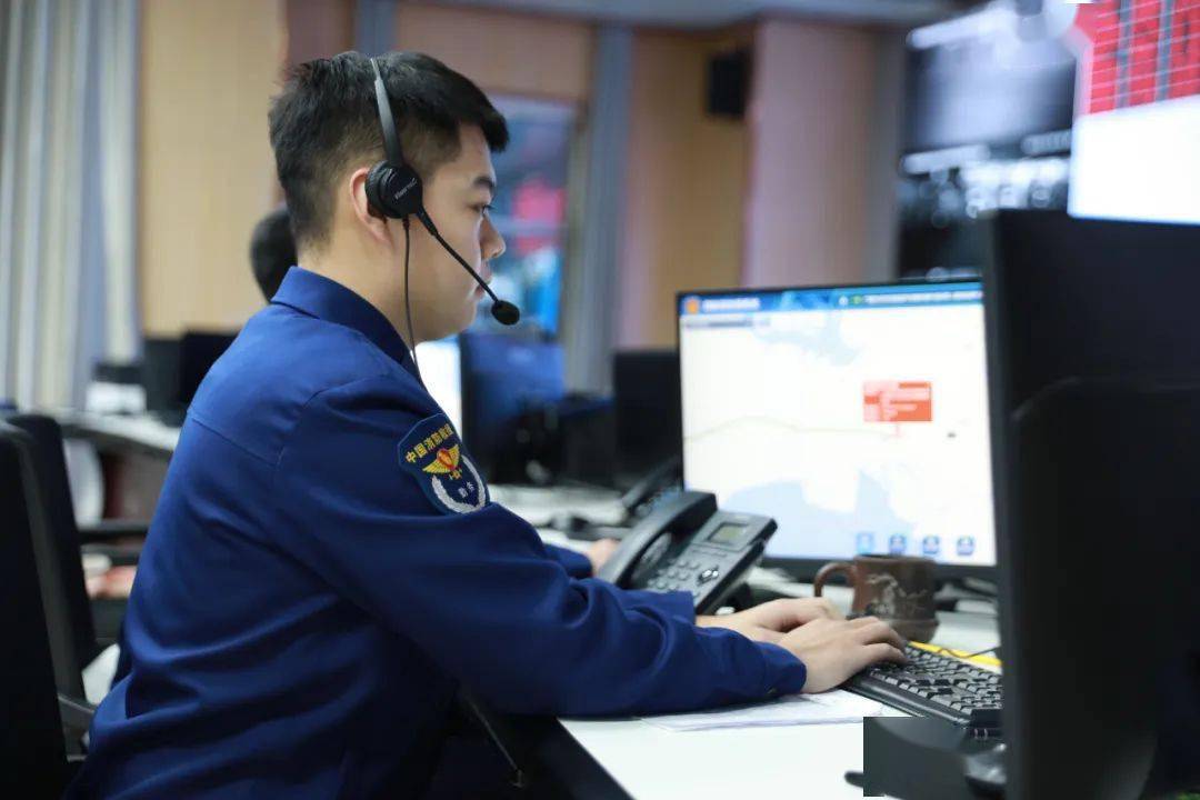 119指挥中心里的"活地图"